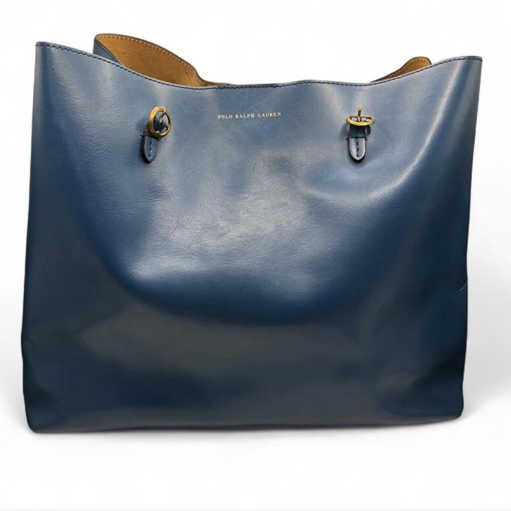 Polo Ralph Lauren Leather Tote Bag
